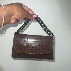 Brown Aldo’s mini bag